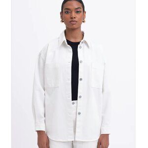 Renggli Work Shacket White